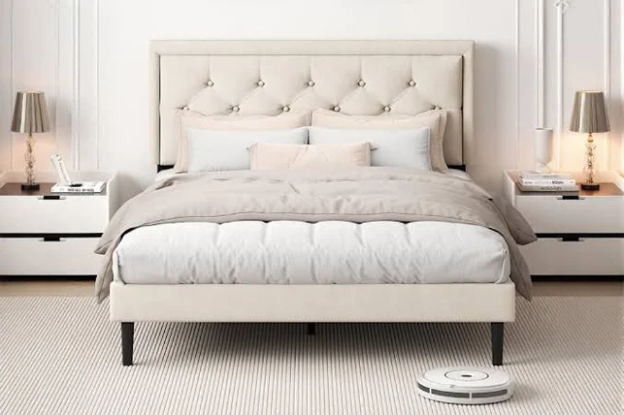 SHORE Fabric Bed Frame