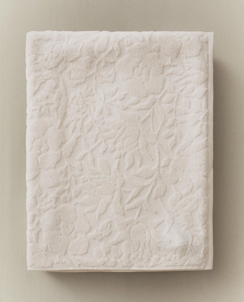 ASCIUGAMANO DA BAGNO JACQUARD FIORI