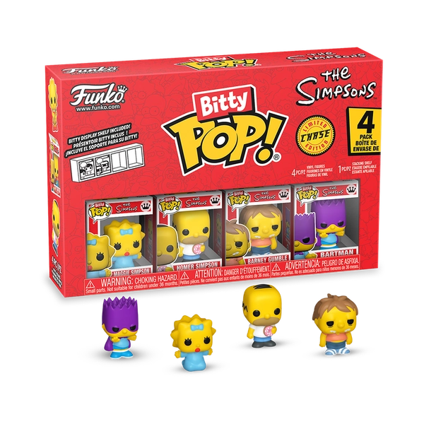 Bitty Pop! The Simpsons 4-Pack Series 3