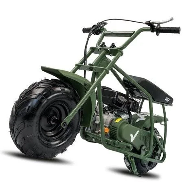 Frp 99cc Gas Powered Mini Dirt Bike, 28mph Off-Road Motorcycle for Kids and Adults, Dual Disc Brakes, Rear Suspension, As Gifts for Kids, Halloween