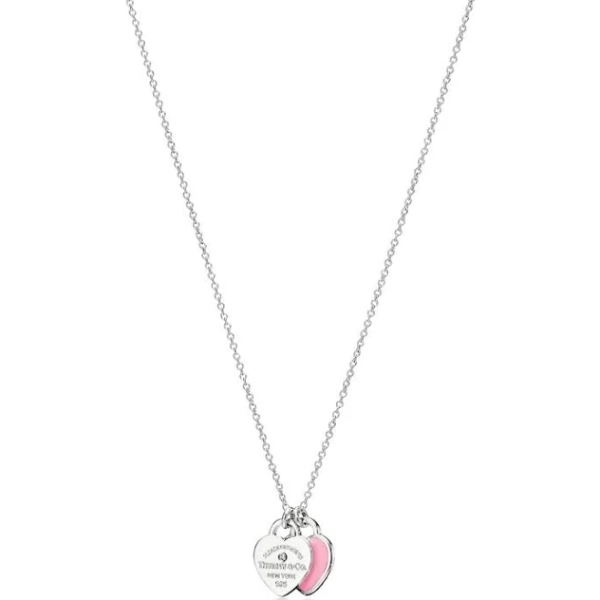 Return to Tiffany Heart Tag Pendant in Silver with a Diamond Mini