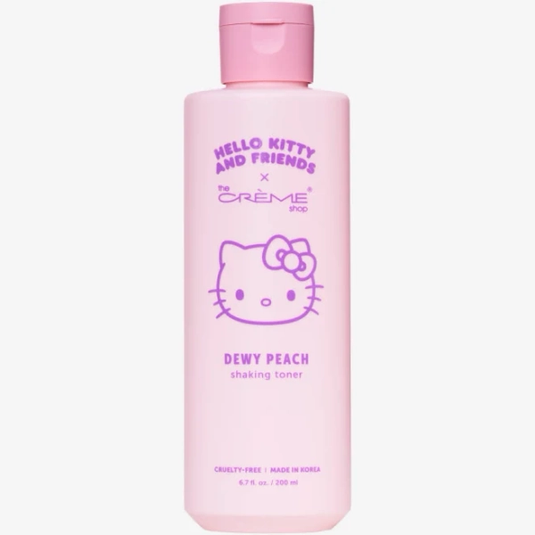 The Creme Shop Hello Kitty and Friends Dewy Peachy Shaking Toner