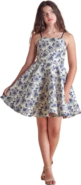 Fit and Flare Party Dress in Longer Length