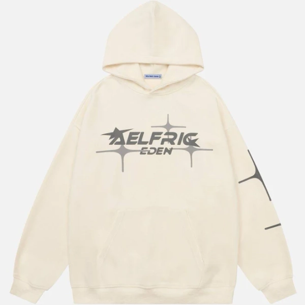Aelfric Eden Shiny Print Hoodie
