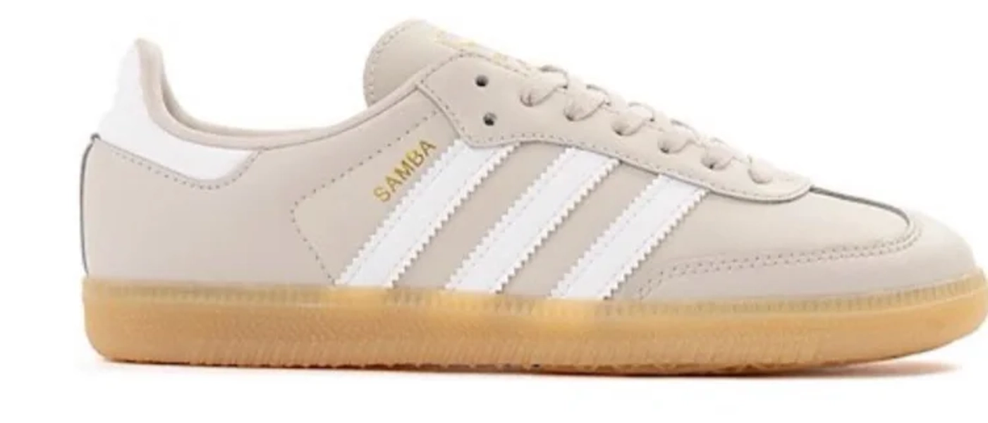 adidas Samba OG Athletic Shoe - Big Kid - Wonder Alumina / White / Gum