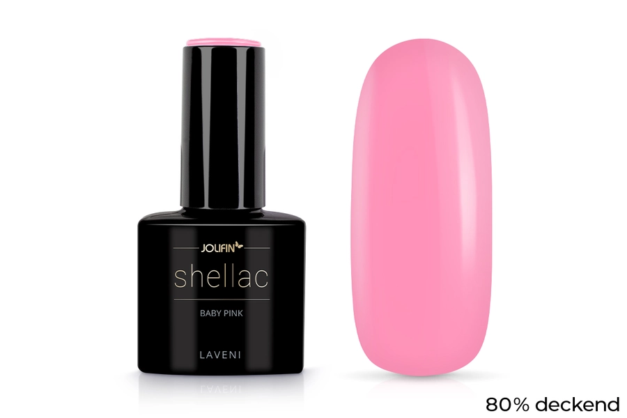 Jolifin LAVENI Shellac - baby pink 10ml | 16226T