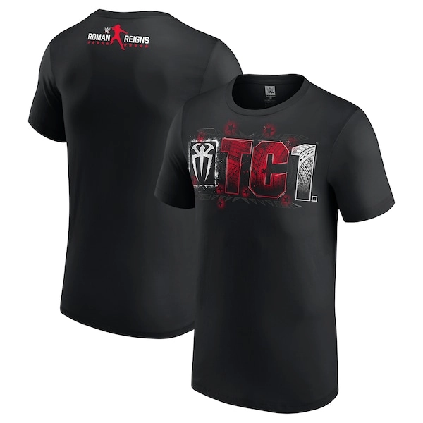Men's Black Roman Reigns OTC 1 T-Shirt