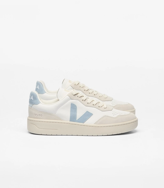 V-90 LEATHER WHITE STEEL