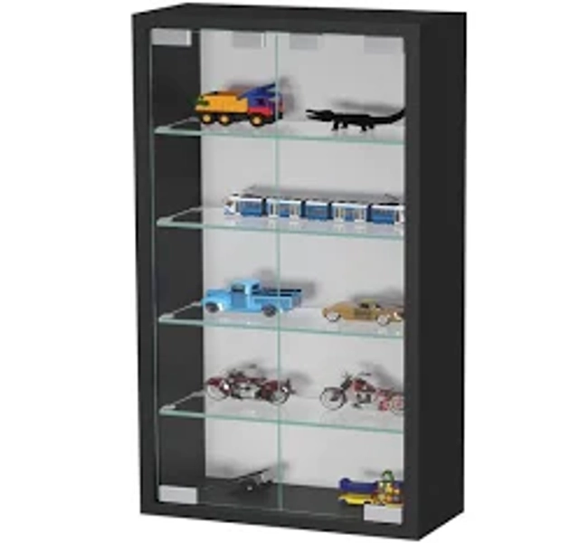 Vitrinekastje staande hangende wandvitrine 40 x 60 x 13 cm