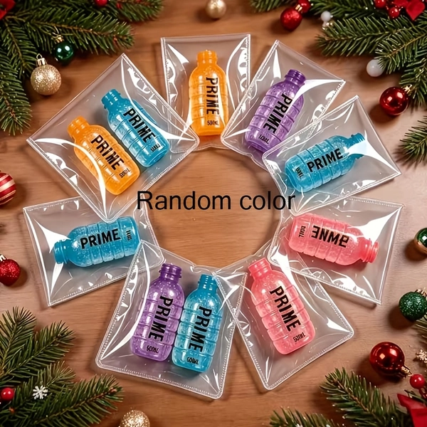 1pc A Mini Bottle Squeeze Fidget Toy, Great for Hand Exercise. Perfect for Halloween, Christmas and Easter. Random Style and Color Shipped.