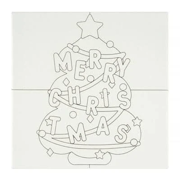 Creatology 10" x 10" Christmas Tree Glitter Canvas Kit