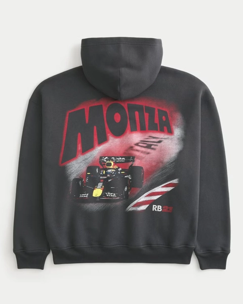 Boxy Oracle Red Bull Racing Graphic Hoodie