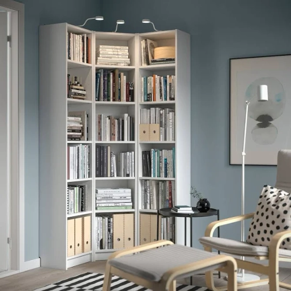 IKEA BILLY bookcase combination/crn solution