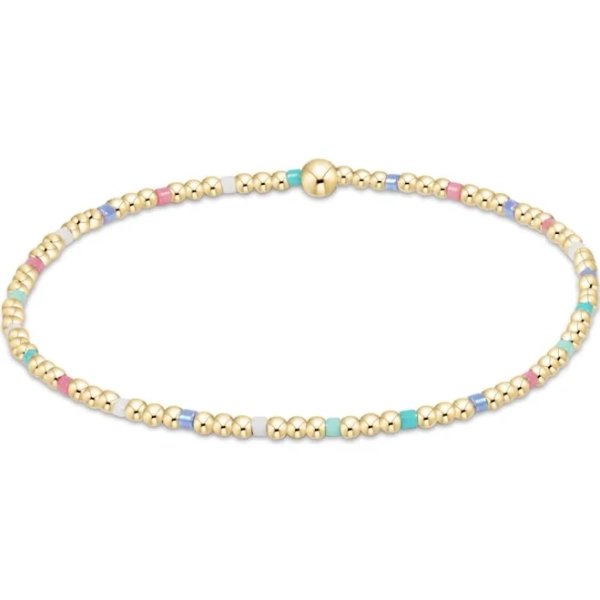 enewton egirl Hope Sincerity Pattern 2mm Bead Bracelet
