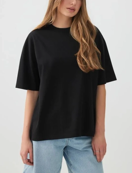 Ardene Women's Basic Oversized Short Sleeve T-Shirt