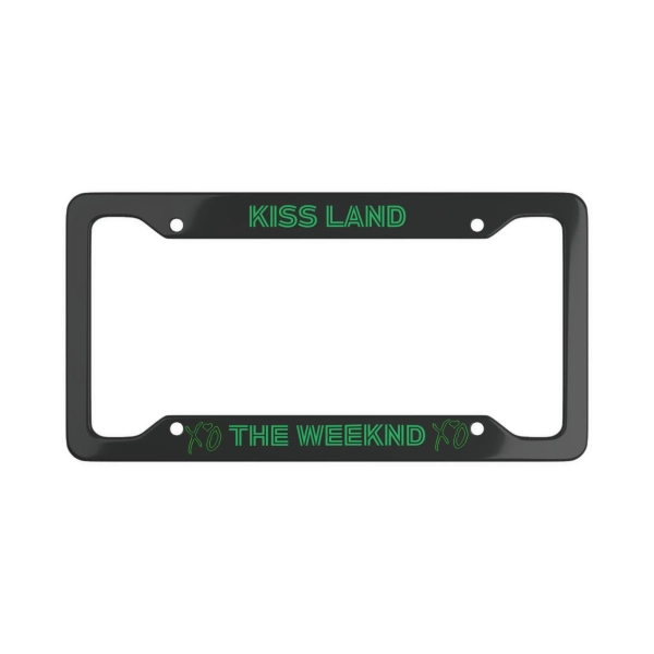 Kiss Land License Plate Frame