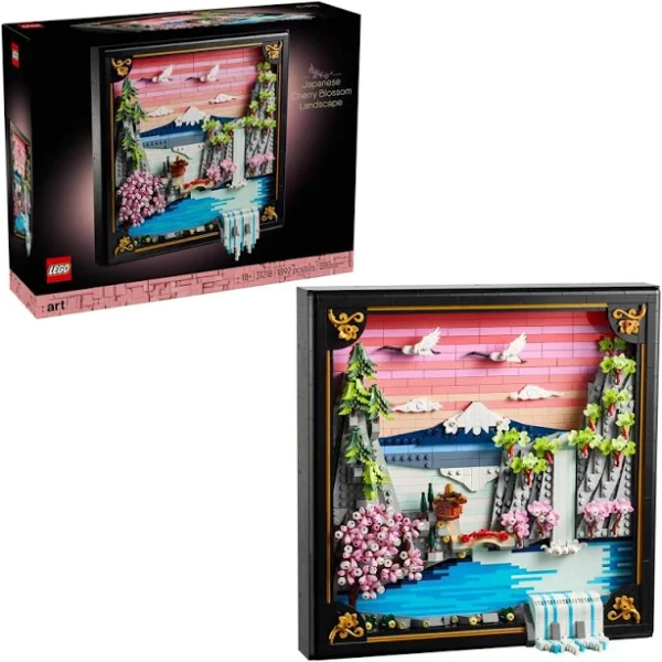 LEGO Art Japanese Cherry Blossom Landscape