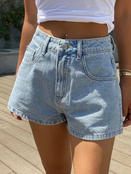 DAZY Women's Summer A-Line Casual Street Denim Shorts, Sexy & Chic