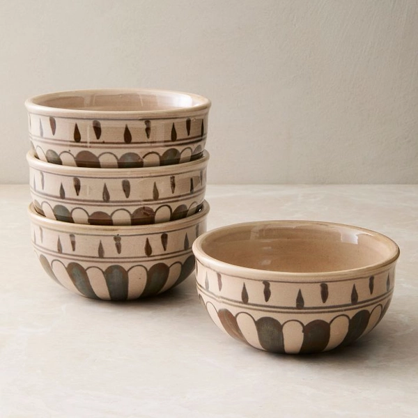 Pierce & Ward Painted Cereal Bowl Sets