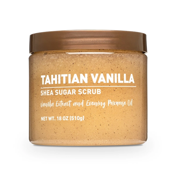 Shea Sugar Scrub, Tahitian Vanilla, 18 oz HSA/FSA Eligible - Walmart.com