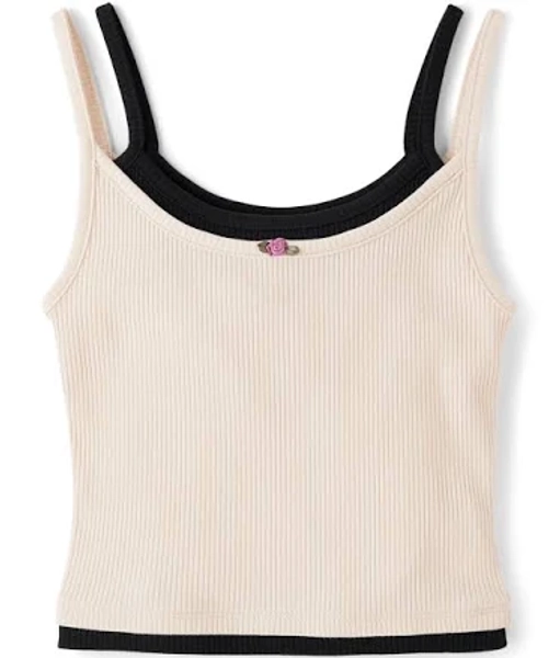 Sugar and Jade Tween Girls Ribbed Tank Top