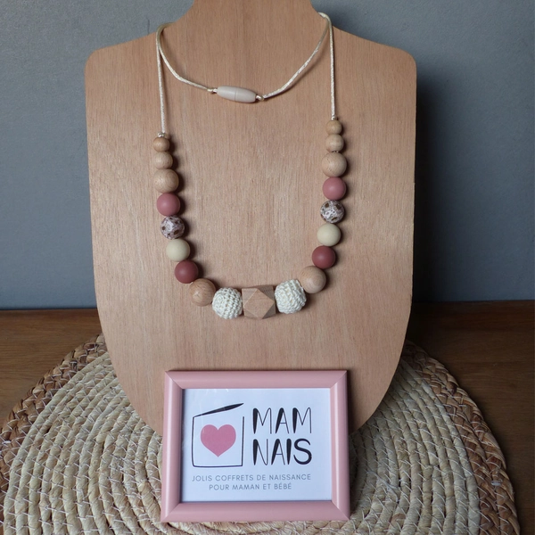 Collier d'Allaitement & Portage "Romantique" | MAMNAIS