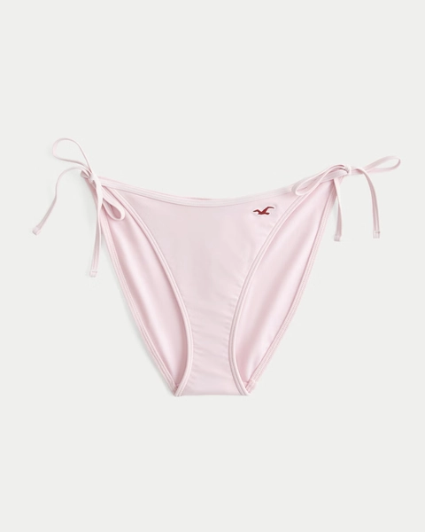Low Rise Bikinihose mit seitlicher Schnürung