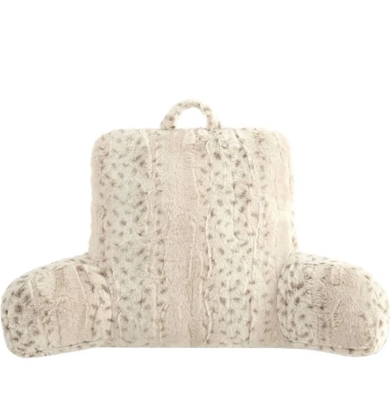Mainstays Faux Fur Backrest Pillow