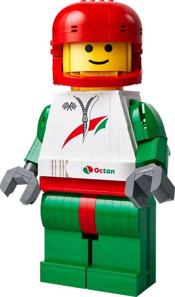 Up-Scaled Racing Driver Minifigure
