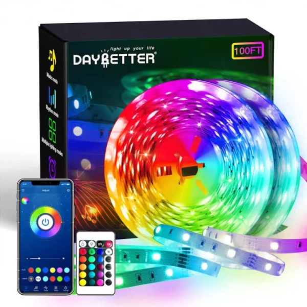 DAYBETTER 100 ft LED Strip Lights