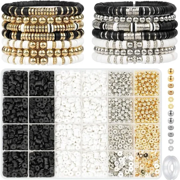 Gionlion Clay Beads Bracelet Making Kit