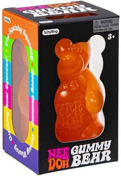 NeeDoh Gummy Bear Stress Ball [1 RANDOM Color]