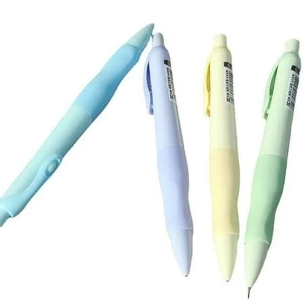 Gililing Mechanical Pencil Set - Ergonomic Grip Pencils Thick Barrel Pencils,6Pcs Fine Point Smooth Writing Pens,Cute Pens for Drawing & Writing