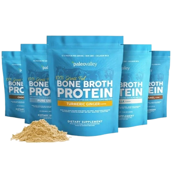 Paleovalley 100% Grass Fed Bone Broth Protein
