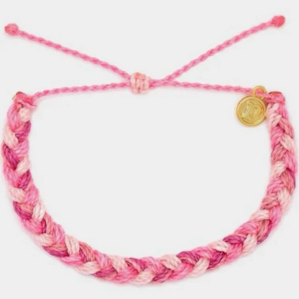 Pura Vida Cross My Heart Braided Bracelet