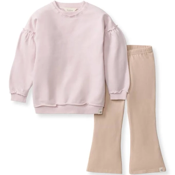 burt's bees baby Baby Girl Sweatshirt Set