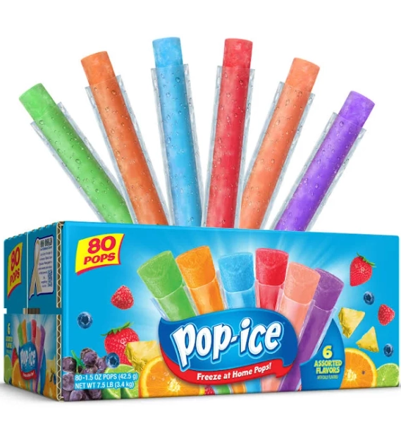 Pop Ice Assorted Freezer Pops