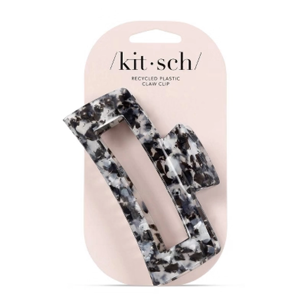 Kitsch Open Shape Claw Jumbo Hair Clip - Black