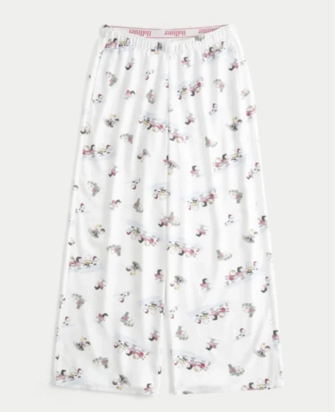 Snoopy Baggy Flannel Pants