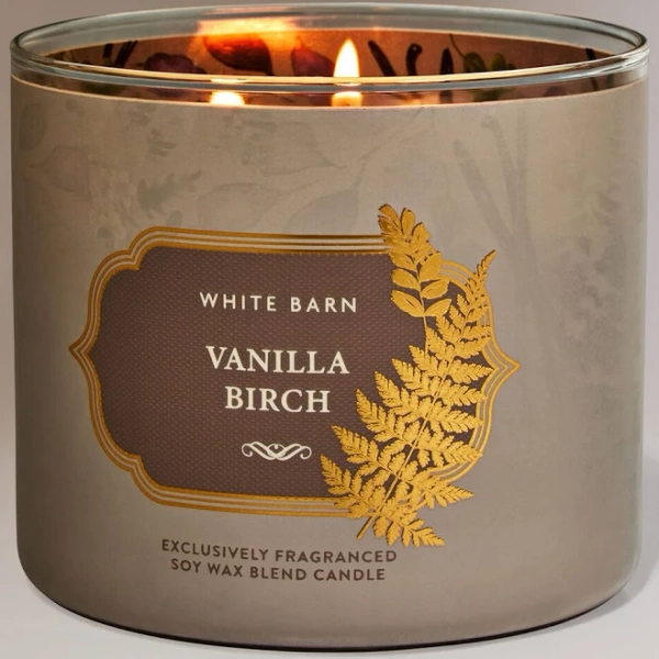 White Barn Vanilla Birch 3-Wick Candle