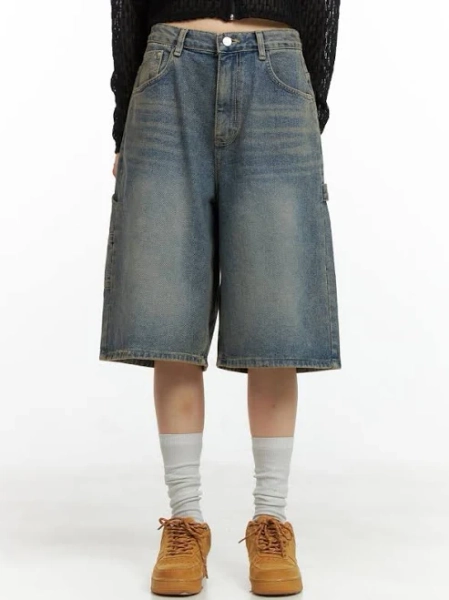 Washed Baggy Jorts
