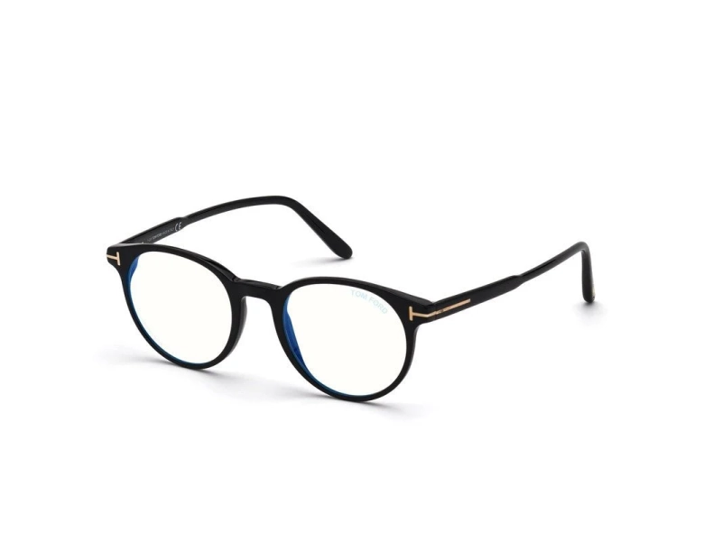 Tom Ford FT5695-B Men's Round Eyeglasses