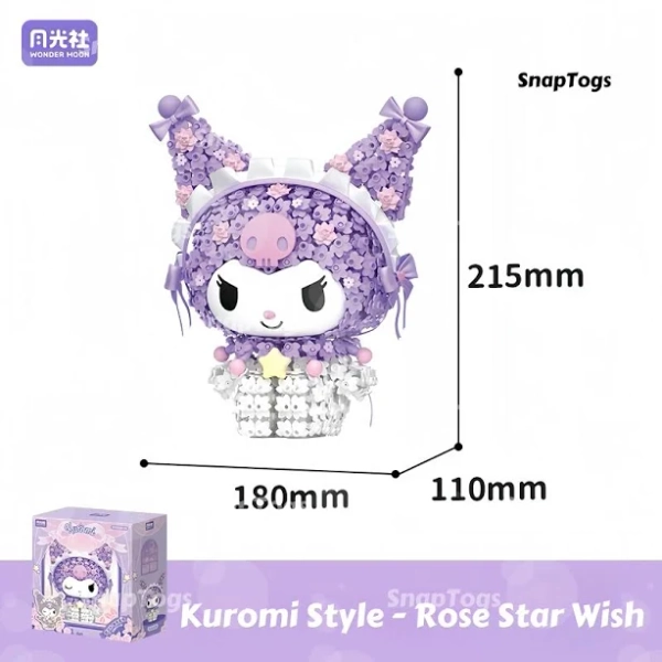 SnapTogs Kuromi Rose Garden Building Block