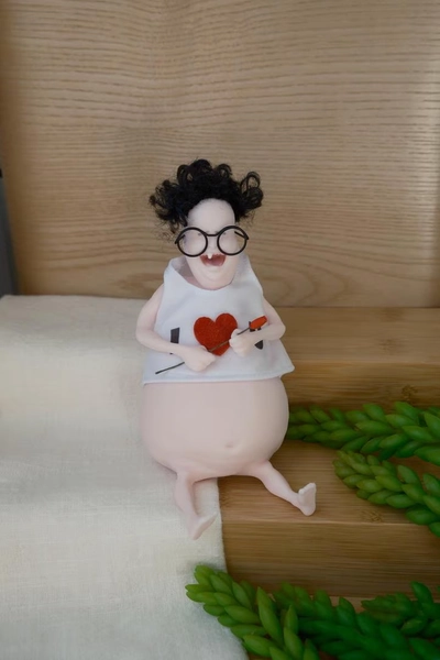 LOVE Rene – Custom Hair Squishy Doll (sand filled) by TheMugly