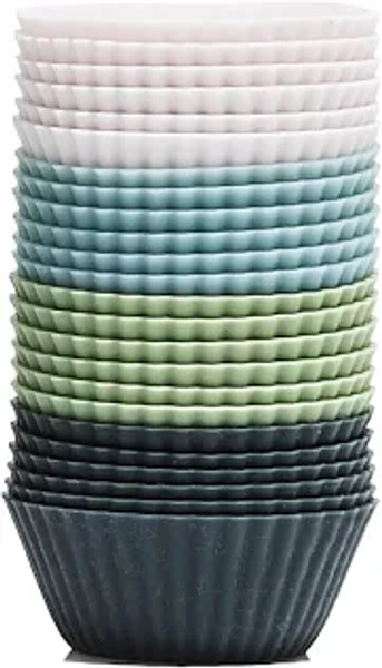 Silicone Baking Cups 24 Pack