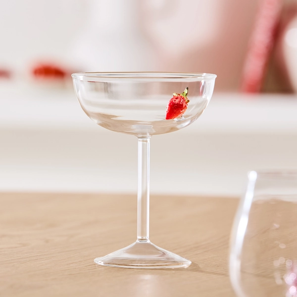 Summer Fruit Strawberry Coupe Pack of 2 | Adairs