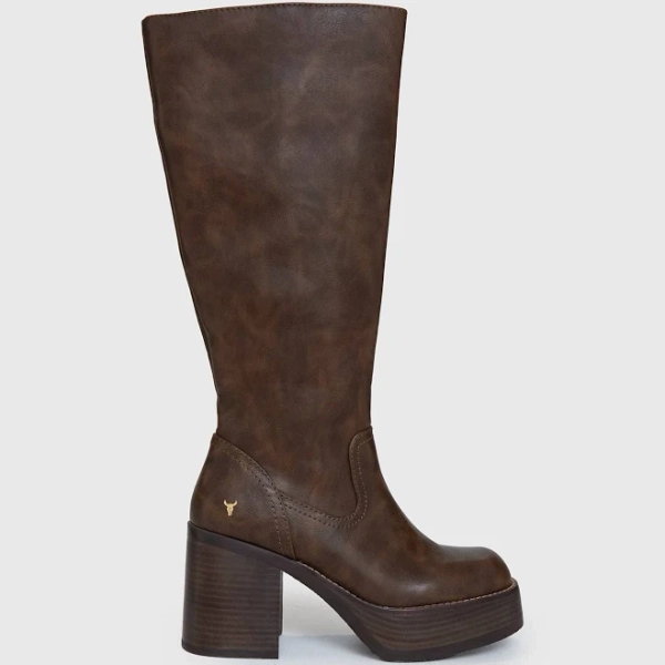 Windsor Smith Nowhere Boots | Dark Brown | Womens | Princess Polly