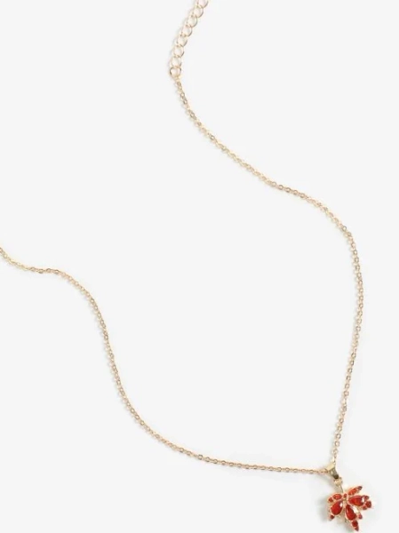 maurices Women's Dainty Maple Leaf Necklace