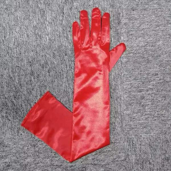 Elegant Multicolour Satin Long Opera Evening Ball Wedding Dress Accessories Spandex Women Elbow Performance Etiquette Gloves K14 - AliExpress 200000297