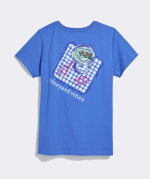 Women's Martini Picnic Short-Sleeve Pocket Tee